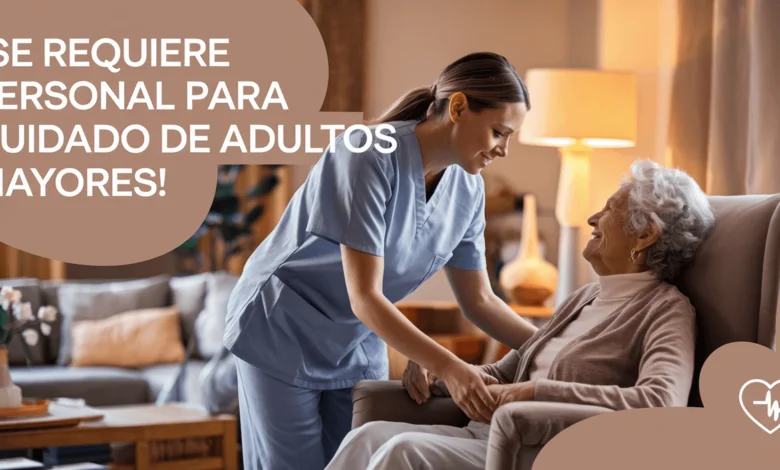 Persona joven asistiendo a un adulto mayor en su hogar